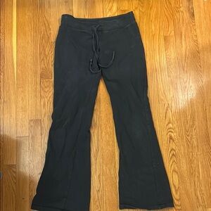 Black Drawstring Yoga Pants